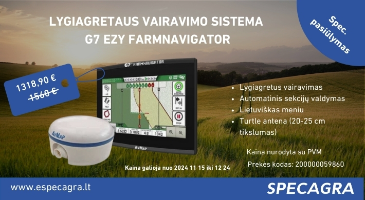 Lygiagretaus vairavimo sistema G7 EZY