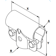 Apkaba T formos 1'1/2x1'1/2 48x48 90010103