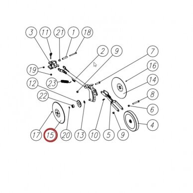 Diskas Polonez 550 3092/43-00-002/1