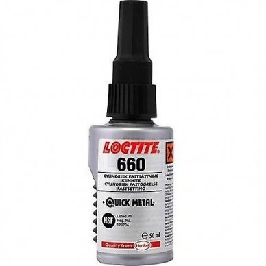 Guolių ir įvorių klijai LOCTITE 660 50ml