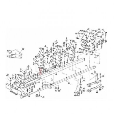 Įvorė 1117/43-001/0 IBIS Vario 1