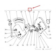 Mech. pavarų dėžė Agrisem sėjamosios MO-0601