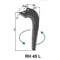 Nagas frezos RABE RH-45-L