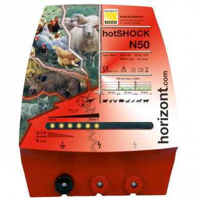 Piemuo elektrinis HOTSHOCK N500 230V,6/5J 10614 1