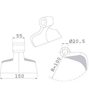 Plaktukas Agrimaster 3001119 CK1170 1