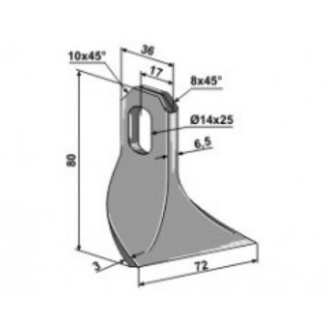 Smulkintuvo plaktukas Sicma 333026 63-JDE-01 1