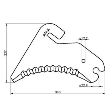 Smulkintuvo peilis Welger SM82109 1