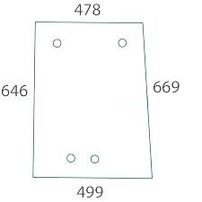 Stiklas Valtra DP 31535000 41/4047-81 1