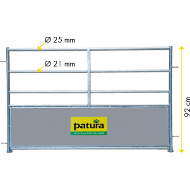 Tvora ėriukų gardelui 1.65x0.92m su plast. uždengimu 370195 1