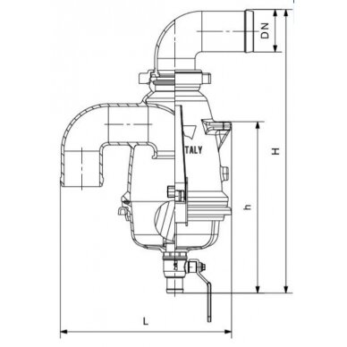 Vožtuvas antr.GIADA RIV 342 60 0680027 1