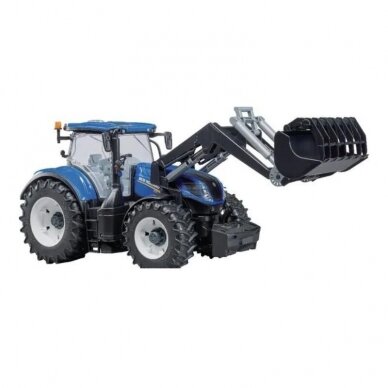 Žaislas U03121 traktorius su frontaliniu krautuvu New Holland 3